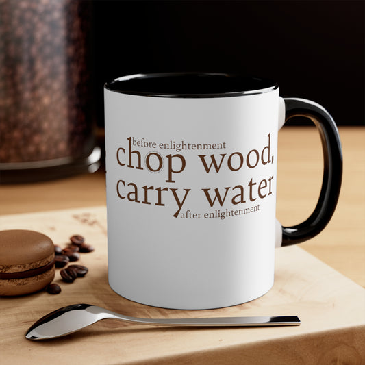Chop Wood Accent Coffee Mug, 11oz